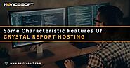 Some Characteristic Features of Crystal Report Hosting