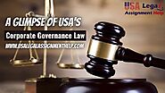 A Glimpse of USA's Corporate Governance Law
