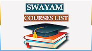 SWAYAM Courses List PDF 2022 – Current and Upcoming Online Certificate Courses List 2022-23