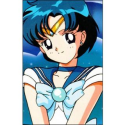 Sailor Moon Mizuno Ami Sailor Mercury Short Cosplay Wig -- CosplayDeal.com