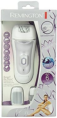 Remington EP7030 Smooth and Silky Wet/Dry Face and Body Epilator, Purple
