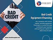 Bad Credit Equipment Financing