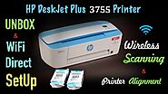 HP Deskjet 3755 Wireless Setup Using 123 HP Smart App