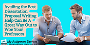 Availing the Best Dissertation Proposal Writing Help Can Be A Great Way Out to Woe Your Professors – Making Assignmen...