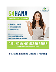 S4 Hana Finance Online Training