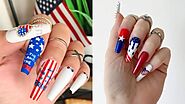 54 simple and cute 4th of July nails - miss mv