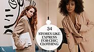34 stores like Express for chic clothing - miss mv