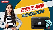 Epson ET-4850 Wireless Setup