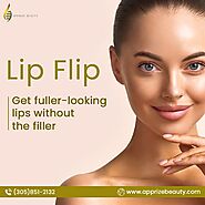 Lip flip treatment