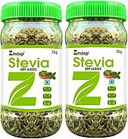 Zindagi Stevia Dry Leaves - Dry Stevia Leaves - Sugarfree Stevia Leaf (Pack Of 2) Sweetener Price in India - Buy Zind...