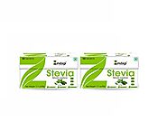 Zindagi Stevia Sachets - 100% Natural Sweetener - Pure Stevia Sugar Sachets - Sugar-Free - 50Sachets (Pack of 2)