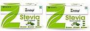 Zindagi Stevia Sachets - Natural Stevia Powder - Sugarfree Sweetener - Stveia Leaves Powder (Pack Of 2) Sweetener Pri...