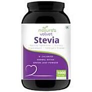 Buy Natures Velvet Stevia Leaf Powder - Natural Sweetener & Herbal Detox Online at Best Price of Rs 960 - bigbasket