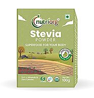 Nutriorg Organic Stevia Leaf Powder 5.29 (150g) | Helps to Control Blood Sugar Level & Blood Pressure Level