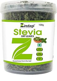 Zindagi Stevia Leaves - Stevia Dry Leaves - Sugarfree Stevia Leaf 100gm Sweetener Price in India - Buy Zindagi Stevia...