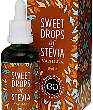 Good Good Sweet Drops Of Stevia Sweetener, Vanilla 50 ml - Crema