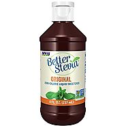 NOW Foods, Better Stevia Liquid, Original, Zero-Calorie Liquid Sweetener, Low Glycemic Impact, Certified Non-GMO, 8-O...