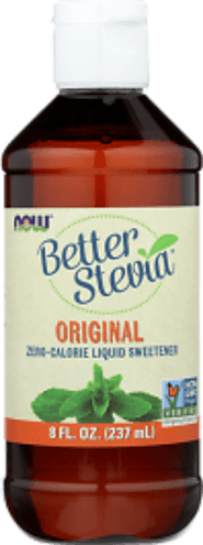 Now Foods Better Stevia Original Zero-Calorie Sweetener-8 fl oz