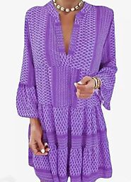 Purple Boho Summer Chic: The Layered Dress of Your Dreams!  – Pink Pineapple