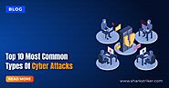 Top 10 most common types of cyber attacks.