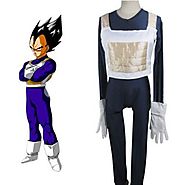 Vegeta Costumes, Dragon Ball Vegeta Battle Dress Cosplay Costume -- CosplaySuperDeal.com