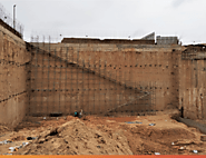 Diaphragm Wall Basement Construction