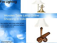 Wooden Lamp Online Shopping in India - Foslighting