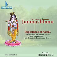 Celebrate Krishna Janmashtami with stunning Flyers with Templates on Brands.live