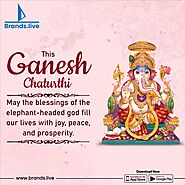 Ganesh Chaturthi with Stunning Flyers and Posters from Brands.live