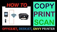 How To Copy, Print & Scan on HP Printer via 123.hp.com/setup User Manuals