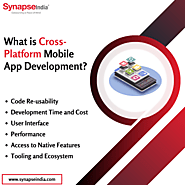 What is the meaning of cross-platform mobile application development?