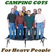 XL Oversized Camping Cots For Heavy People