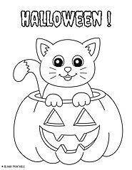 Halloween Coloring Pages: Cute Freebies To Keep The Kids Busy