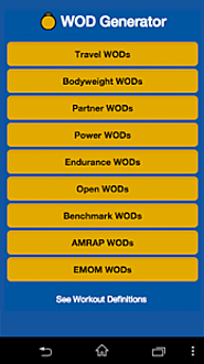 WOD Generator - Android Apps on Google Play