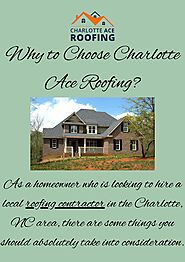 Why Choose Charlotte Ace Roofing?