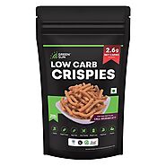 Green Sun Low Carb Crispies Snacks | 200 Grams | Healthy | Chakli | Murruku | Spirals | Keto Friendly | Tasty Savoury...
