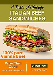 A Taste of Chicago Italian Beef Sandwiches