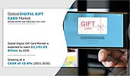 Digital Gift Card Market Size, Share, Trends | e-gift cards industry Analysis - 2030