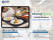Transform your culinary to a different level with Advanced Diploma in Hospitality Management.