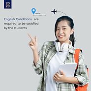 English conditions are required to be satisfied by the students.