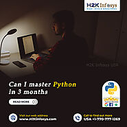 Take advantage of the online Python course with placement at H2kInfosys