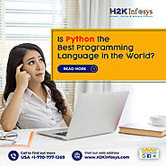 Obtain the best Python course at H2kInfosys