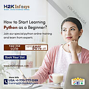 sign up your Python skill with python training at H2k Infosys