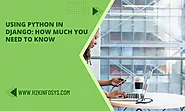 Using Python in Django: How much you need to know