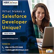 Kickstart your career in salesforce training from H2k Infosys: