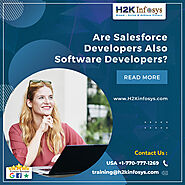 Avail of the best Salesforce courses from H2kInfosys