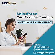 Learning Salesforce course at H2kInfosys USA