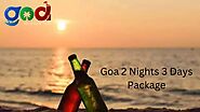 2 nights 3 days package in goa