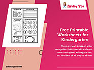 Free Printable Worksheets for Kindergarten