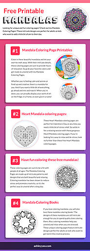 Free Printable Mandalas